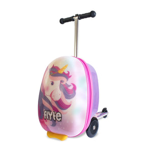 Zinc Flyte 'Suitcase Scooter' Luna The Unicorn.