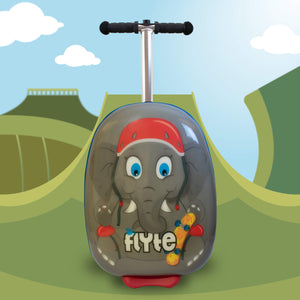 Zinc Flyte 'Suitcase Scooter' Eddie The Elephant.