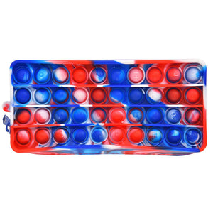 Pop It Popper Tie Dye Sensory Pencil Case