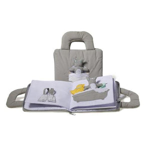 Oskar & Ellen Grey Good Night Soft Fabric Book.