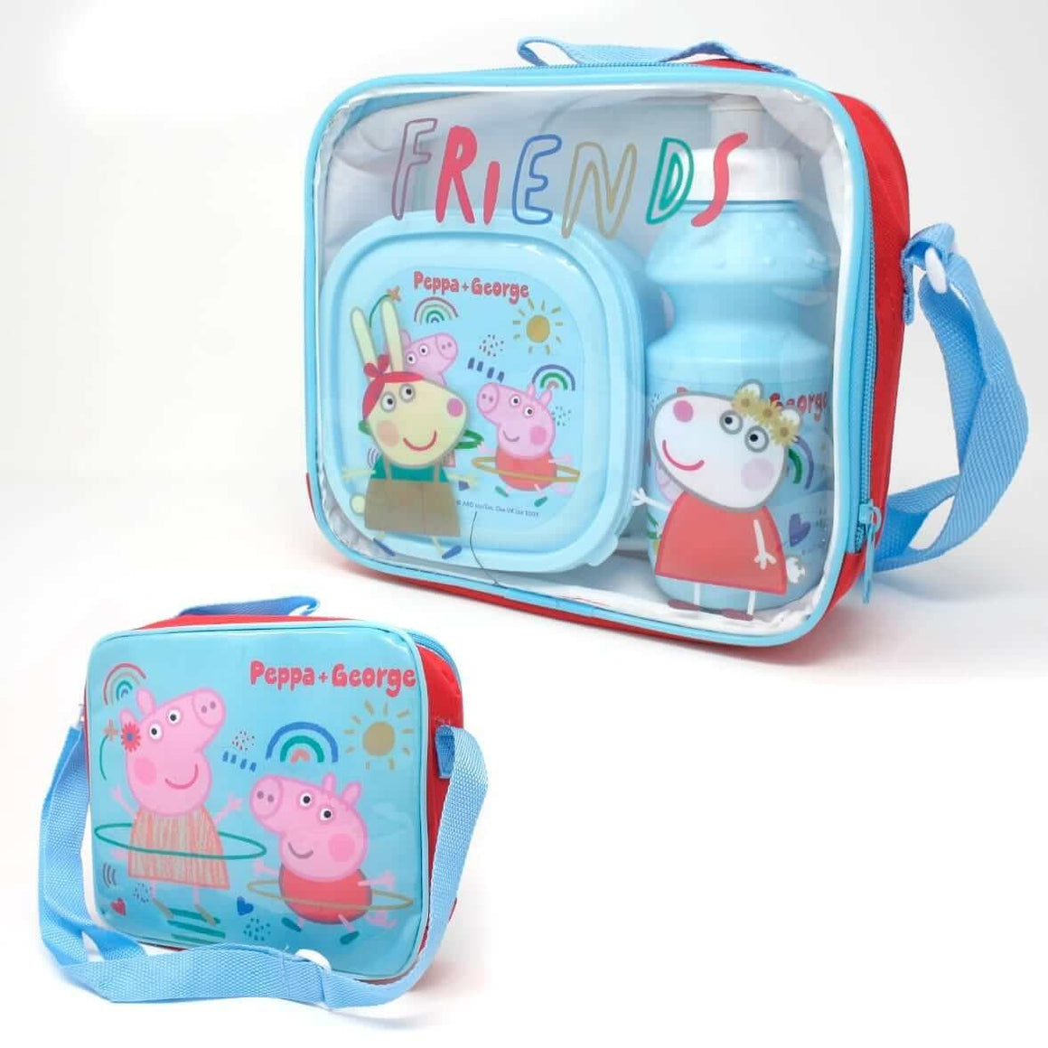 Peppa Pig 3 Piece Lunch Box Set.