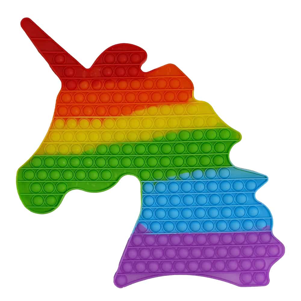 GIANT 45cm Unicorn Push Pop It Fidget Toy