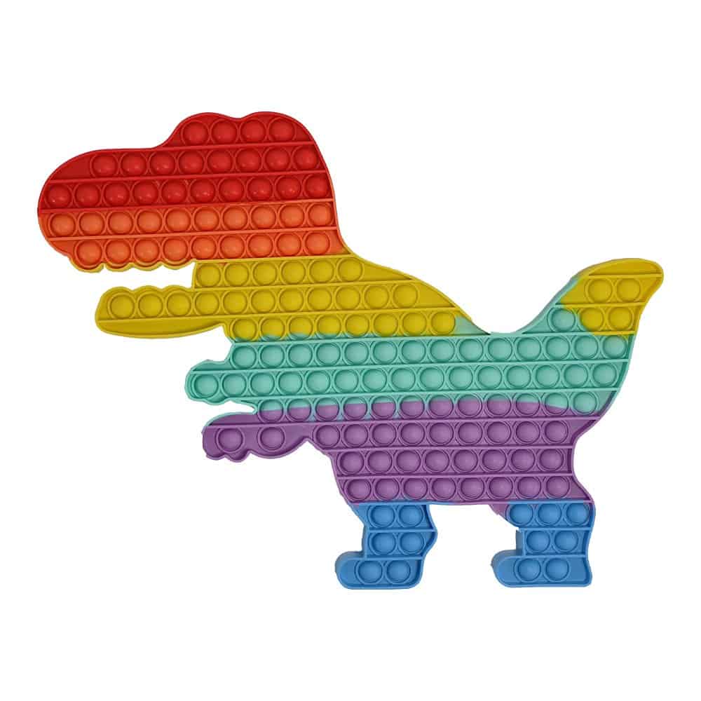 GIANT 46cm Dinosaur Push Pop It Fidget Toy