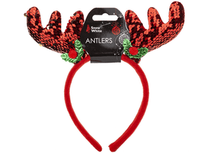 Red Sequin Antlers.