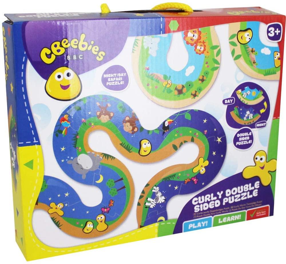 CBeebies Safari Curly Double Sided Puzzle.