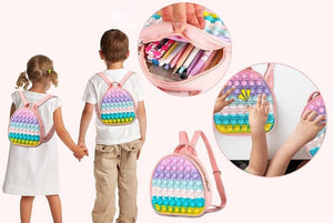 Fidget Pop It Popper Backpack Bag.