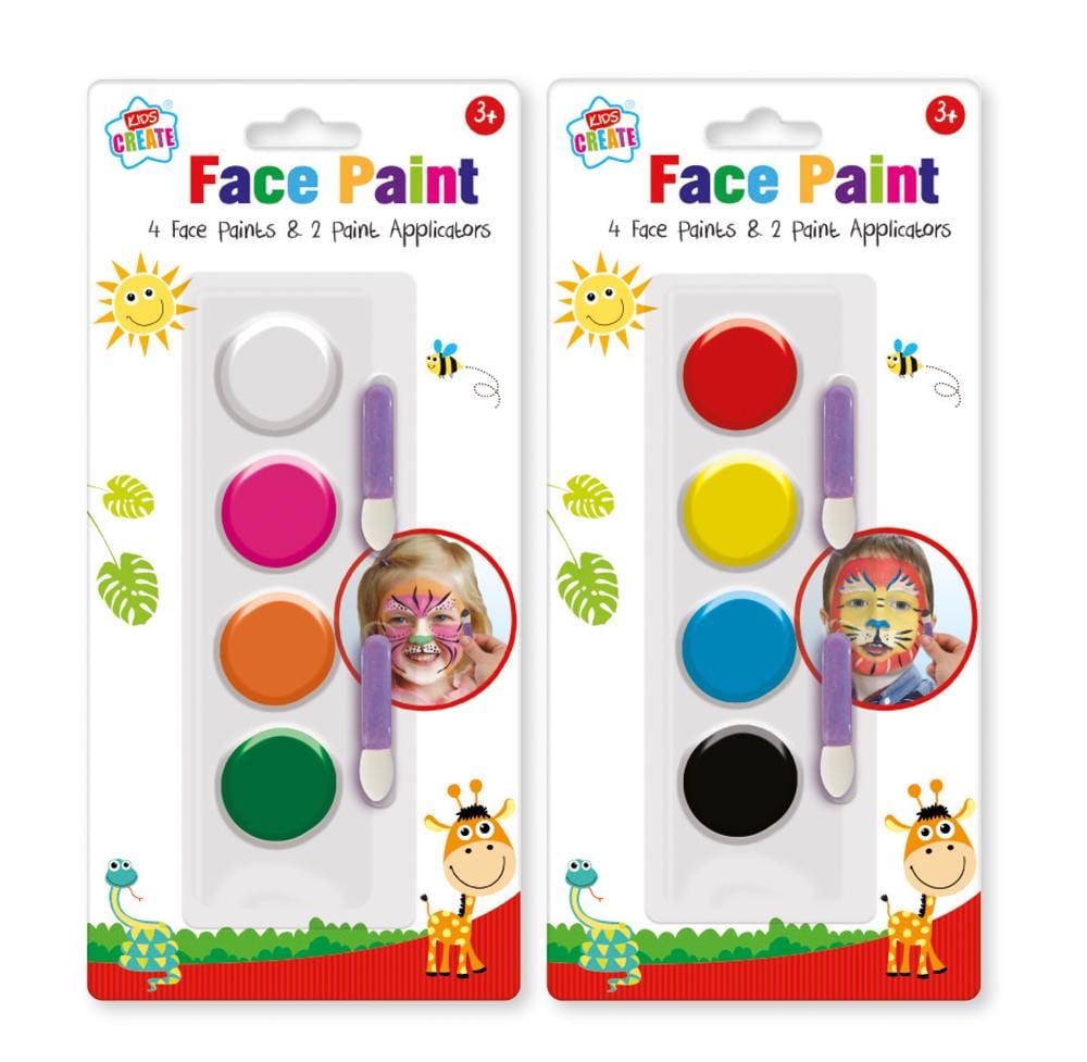 Set Of 4 Face Paints