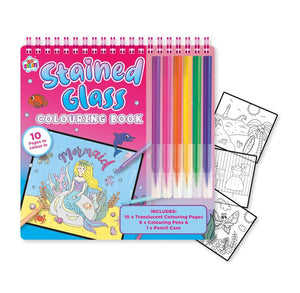 Stained 'Glass' Colouring Book