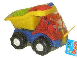 8 Piece Beach Dump Truck Sand Building Kit.