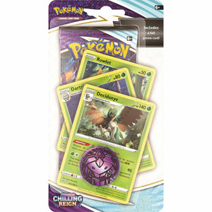 Pokemon TCG Sword & Shield Chilling Reign Premium Checklane Blister - Decidueye.