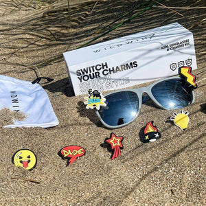 WildWinx Grey Sunglasses & Charm Kit.