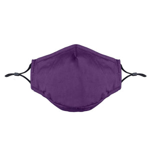 Adult & Teen Multilayered Face Mask - Purple.