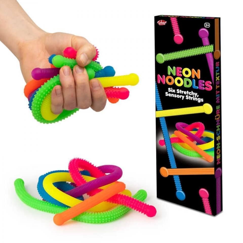 Sensory Neon Textured Noodles.