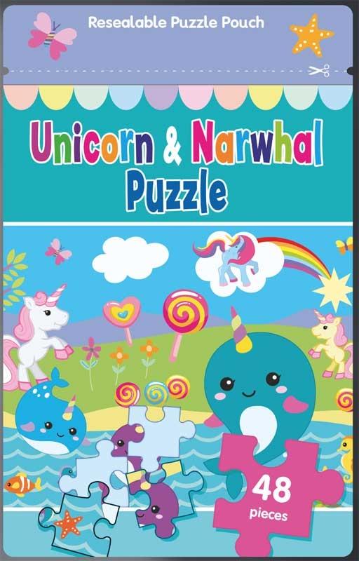 Unicorn & Narwhal Puzzle.