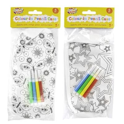 Colour Your Own Pencil Case.