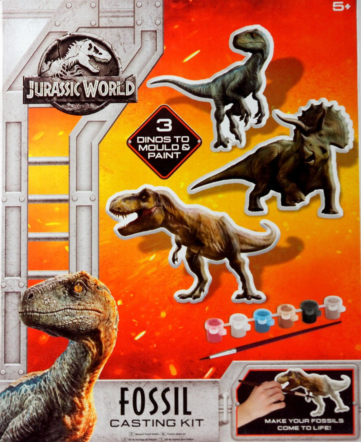 Jurassic World Dinosaur Fossil Casting Kit.