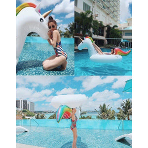 GIANT Unicorn Inflatable Pool Toy - KeepEmQuiet